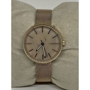 Fossil Hutton BQ3492 Women's Stainless Steel Analog Pink Dial Quartz Watch VK780